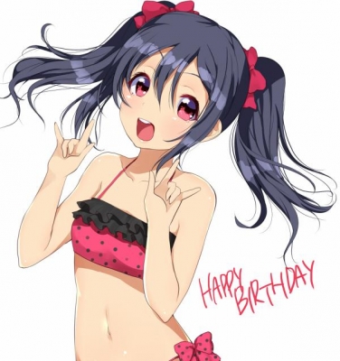 Love Live! School Idol Project : Yazawa Nico 181733
 668339  love live school idol project  yazawa nico   ( Anime CG Anime Pictures      ) 181733   : Matarou  Matarou Death Blog 
bikini birthday black hair happy long red eyes ribbon twin tails   anime picture