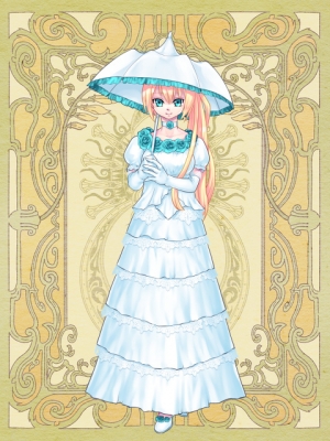 Psychic Hearts :  181744
 668350  psychic hearts   ( Anime CG Anime Pictures      ) 181744 
blonde hair blue eyes choker dress flower gloves long side tail smile umbrella   anime picture