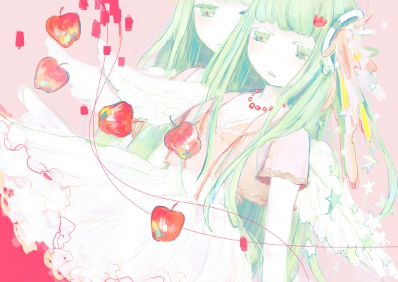 Anime CG Anime Pictures      181814
 668420   ( Anime CG Anime Pictures      ) 181814   : YUtuKI
dress food green eyes hair jewelry long twins wings   anime picture