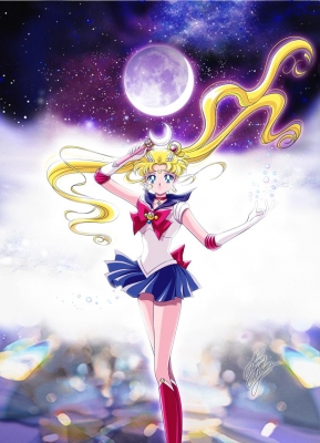 Sailor Moon : Sailor Moon 182285
 668899  sailor moon  sailor moon   ( Anime CG Anime Pictures      ) 182285   : Marco Albiero
blonde hair blue eyes choker gloves long mahou shoujo moon night odango smile stars twin tails   anime picture