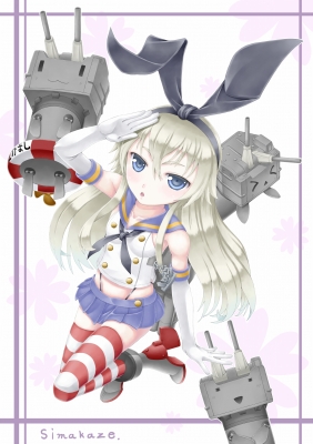 Kantai Collection : Rensouhou chan Shimakaze 182296
 668913  kantai collection  rensouhou chan shimakaze   ( Anime CG Anime Pictures      ) 182296   : Nanashi no Gonbe
:3 >,_<, anthropomorphism bikini blonde hair blue eyes boots gloves band long skirt thigh highs water float weapon   anime picture