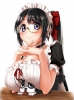 Anime CG Anime Pictures      182160
beauty mark black hair blush choker headdress inu long maid megane ponytail purple eyes ribbon smile tongue   anime picture