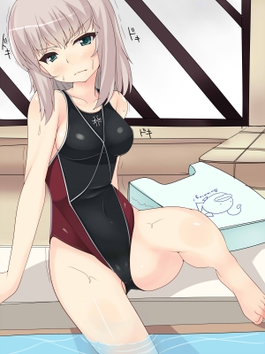 Girls und Panzer : Itsumi Erika 182572
 669207  girls und panzer  itsumi erika   ( Anime CG Anime Pictures      ) 182572   : NKSK
barefoot blush green eyes grey hair mizugi pool short water wet   anime picture