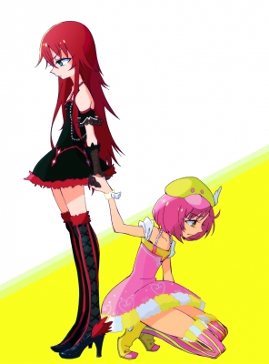 Pretty Rhythm: Rainbow Live : Ayase Naru Renjouji Bell 182577
 669208  pretty rhythm rainbow live  ayase naru renjouji bell   ( Anime CG Anime Pictures      ) 182577   : Isana  Pixiv 525933 
dress green eyes hat heart high heels holding hands long hair pink red short thigh highs yellow   anime picture