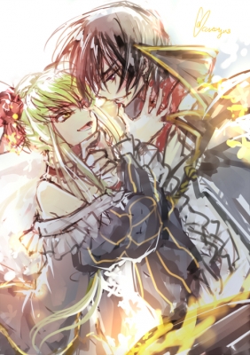 Code Geass Umineko no Naku Koro ni : C.C. Lelouch Lamperouge 182647
 669269  umineko no naku koro ni  c c lelouch lamperouge   ( Anime CG Anime Pictures      ) 182647   : STORMOON
black hair choker cloak crossover dress flower green happy long ponytail purple eyes short smile yellow   anime picture