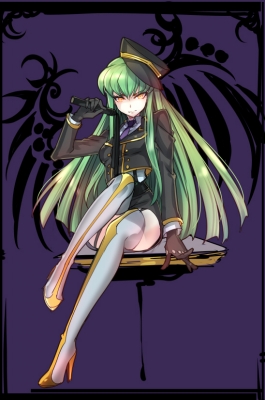 Code Geass Kantai Collection : C.C. 182660
 669284  kantai collection  c c    ( Anime CG Anime Pictures      ) 182660   : STORMOON
crossover gloves green hair hat high heels long thigh highs tie uniform wings yellow eyes   anime picture