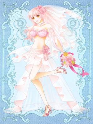 Psychic Hearts :  182748
 669372  psychic hearts   ( Anime CG Anime Pictures      ) 182748 
bikini blush choker flower happy headdress high heels jewelry long hair nail polish pink ribbon smile wedding yellow eyes   anime picture