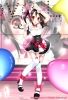 Love Live! School Idol Project : Yazawa Nico 182691
black hair blush choker dress long red eyes ribbon smile thigh highs tongue twin tails   anime picture
