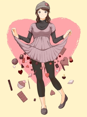 Amagami : Sakurai Rihoko 182981
 669606  amagami  sakurai rihoko   ( Anime CG Anime Pictures      ) 182981   : Satou Shouki
blush brown eyes hair hat heart long pants skirt smile sweets   anime picture