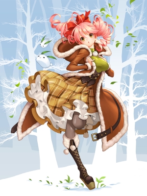 Kaku San Sei Million Arthur :  183007
 669632  kaku san sei million arthur   ( Anime CG Anime Pictures      ) 183007   : Sigmul
blush boots jacket long hair pantyhose pink ribbon skirt snow tree twin tails usagi winter yellow eyes   anime picture