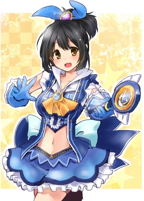 The Idolmaster Cinderella Girls : Takafuji Kako 183016
 669641  the idolmaster cinderella girls  takafuji kako   ( Anime CG Anime Pictures      ) 183016   : Pao
black hair blush brown eyes gloves happy ponytail short skirt stars wand   anime picture