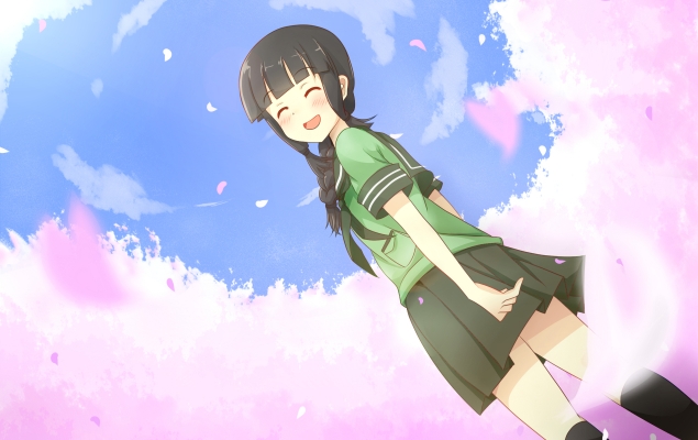 Kantai Collection : Kitakami 183035
 669663  kantai collection  kitakami   ( Anime CG Anime Pictures      ) 183035   : Karikura
anthropomorphism black hair blush braids happy long sakura sky uniform ^_^   anime picture