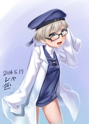 Kantai Collection : Z1 Leberecht Maas 183039
 669667  kantai collection  z1 leberecht maas   ( Anime CG Anime Pictures      ) 183039   : Kasei
anthropomorphism blue eyes grey hair happy hat megane short uniform   anime picture