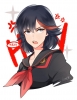 Kill la Kill : Matoi Ryuuko 182967
angry black hair purple eyes red seifuku short   anime picture