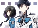 Mahouka Koukou no Rettousei : Shibata Mizuki Yoshida Mikihiko 182973
beauty mark black hair jacket megane seifuku short smile tie yellow eyes   anime picture