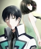 Mahouka Koukou no Rettousei : Shibata Mizuki Yoshida Mikihiko 182975
beauty mark black hair dress ribbon short tie yellow eyes   anime picture