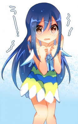 Fairy Tail : Wendy Marvell 183212
 669842  fairy tail  wendy marvell   ( Anime CG Anime Pictures      ) 183212   : fcs
blue hair blush brown eyes dress long tattoo   anime picture