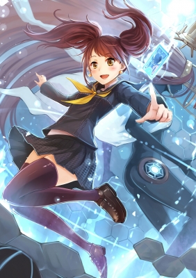 Shin Megami Tensei   Persona 4 : Kujikawa Rise 183324
 669954  shin megami tensei  persona 4  kujikawa rise   ( Anime CG Anime Pictures      ) 183324   : KS  pixiv649747 
blush brown eyes hair card happy jewelry long seifuku thigh highs twin tails   anime picture