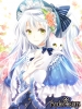 Psychic Hearts :  183252
choker dress flower green eyes hat headdress long hair neko ribbon smile white yellow   anime picture