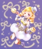 Pretty Rhythm: Rainbow Live : Takanashi Otoha 183471
beverage blonde hair blush boots dress flower happy hat music purple eyes ribbon short twin tails wink   anime picture