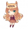 Neko Paradise : Maple 183475
ahoge brown hair chain chibi choker curly green eyes band heart long neko mimi ribbon seifuku tail tongue wink   anime picture