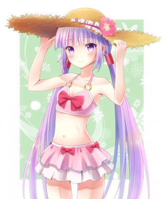 Tales of Graces : Sophie 183625
 670264  tales of graces  sophie   ( Anime CG Anime Pictures      ) 183625   : Miyato  Pixiv 4206766 
bikini blush flower hat long hair purple eyes ribbon skirt smile twin tails   anime picture