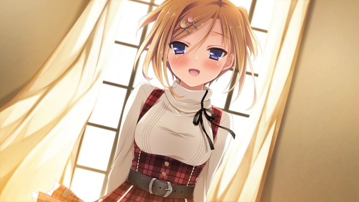 Imouto no Okage de Mote Sugite Yabai. : Mizunashi Miya 183629
 670266  imouto no okage de mote sugite yabai  mizunashi miya   ( Anime CG Anime Pictures      ) 183629   : Ikegami Akane
blonde hair blue eyes blush dress hairpins happy ribbon short twin tails wallpaper   anime picture