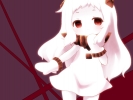 Kantai Collection : Hoppouseiki 183822
albino anthropomorphism blush child dress gloves horns long hair red eyes white   anime picture