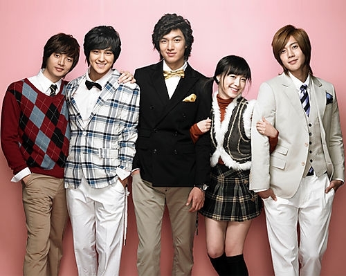   
Boys after flowers