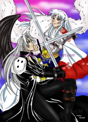  vs . 
-, !
Inuyasha 