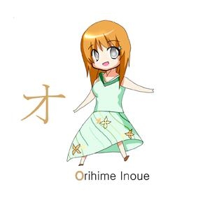 Katakana - O - Orihime Inoue
Katakana 