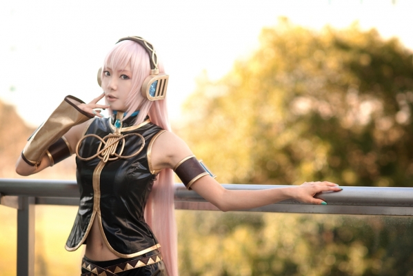 Megurine Luka leather dress by Ibara 010
  Megurine Luka Cosplay Vocaloid  