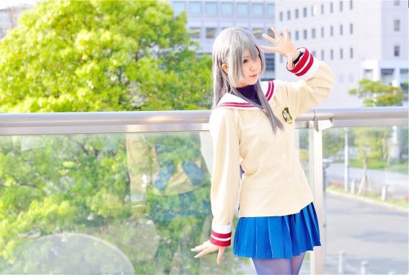 Ibuki Fuuko by Jun Kosaka 007
 Clannad cosplay