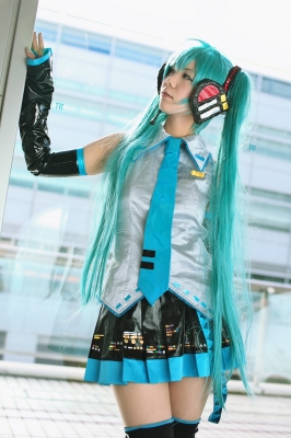 Hatsune Miku by Kousaka Yun 013
 Hatsune Miku vocaloid cosplay