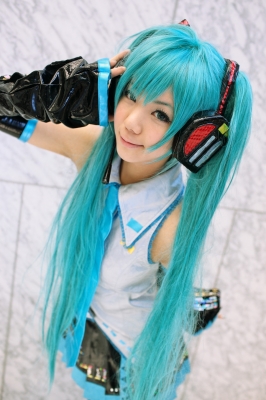 Hatsune Miku by Kousaka Yun 005
 Hatsune Miku vocaloid cosplay