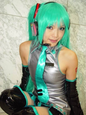 Hatsune Miku by Kipi 078
 Hatsune Miku vocaloid cosplay