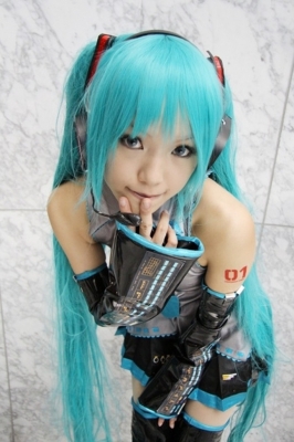 Hatsune Miku by Kipi 075
 Hatsune Miku vocaloid cosplay