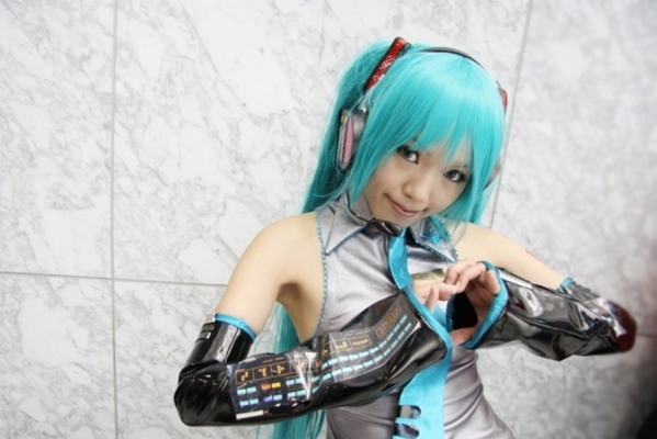 Hatsune Miku by Kipi 074
 Hatsune Miku vocaloid cosplay