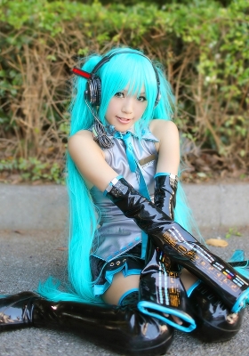 Hatsune Miku by Kipi 051
 Hatsune Miku vocaloid cosplay