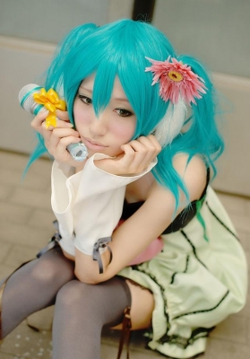 Hatsune Miku by Saya 008
 Hatsune Miku vocaloid cosplay