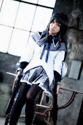 Akemi Homura by Uri 014
 madoka Akemi Homura Uri cosplay