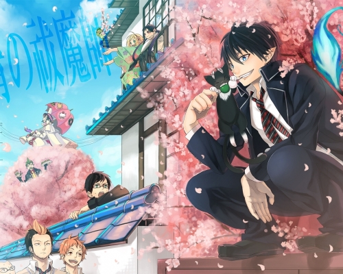 Ao no Exorcist 035
 Ao Blue Exorcist Wallpaper