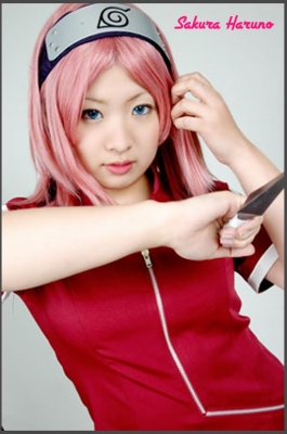 Sakura Haruno cosplay
 Naruto cosplay picture foto    