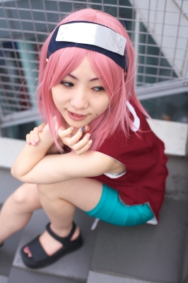 Haruno Sakura by Kinako
 Naruto cosplay picture foto    