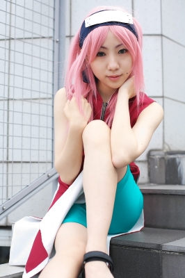 Haruno Sakura by Kinako
 Naruto cosplay picture foto    