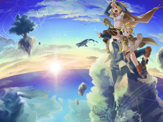 Vocaloid Kagamine Rin & Len Wallpaper
  Vocaloid Kagamine Rin Len wallpaper          