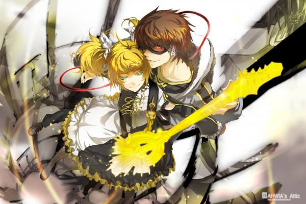 Vocaloid Kagamine Rin & Len Wallpaper
  Vocaloid Kagamine Rin Len wallpaper          