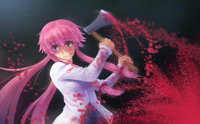 Mirai Nikki Wallpaper
 Mirai Nikki  ,  ,   ,     , anime picture and wallpaper desktop