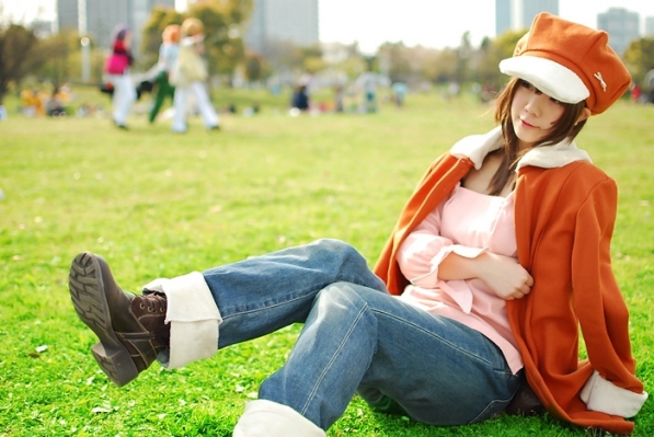 sengoku nadeko by kousaka yun
 bakemonogatari Cosplay pictures     