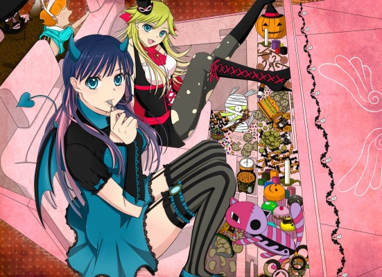 Panty & Stocking wallpaper
 Panty & Stocking with Garterbelt   ,  ,     , anime picture and wallpaper desktop,    ,    